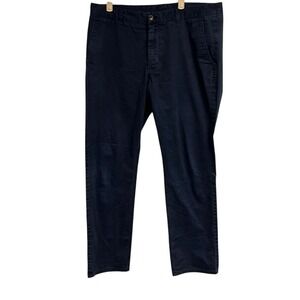 Bonobos Men's Navy Blue Slim Straight Taper‎ Trousers Chino Pants Size 35/32